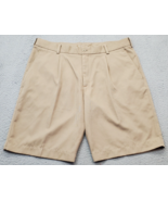 Nike Golf Chino Shorts Mens 36 Tan Low Mid Belt Loops Pockets Embroidere... - $36.63 CAD