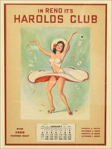 Harolds Club Reno Advertisement Metal Sign - £30.99 GBP