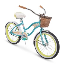 Pool Blue Huffy Panama Jack Girl&#39;S Beach Cruiser Bike, 20 Inches. - £335.92 GBP