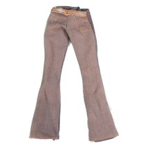 2003 My Scene Back To School Chelsea 2 Toned Dusty Grey Denim Flare Jeans Pants - £4.70 GBP