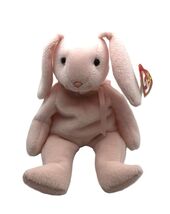 TY Beanie Baby Hoppity Pink Bunny Rabbit 8 inches DOB 4/3/1996 - $7.95