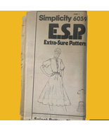 Simplicity 6059 Top Skirt Pattern Miss 10-14 1983 Uncut No Envelope Full... - £7.76 GBP