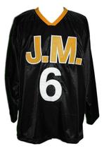 Biggie Smalls Poppa #6 Junior M.A.F.I.A. Hockey Jersey New Black Any Size image 4