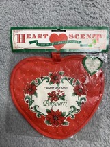 Vintage Heart Scents Hollyberry Potpourri Pot Holder NIP Red - £5.34 GBP