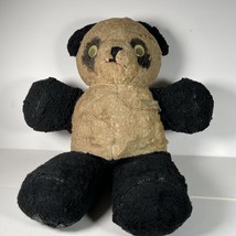 Vintage Gund Panda Bear Googlie Eyes Needs Cleaning - £23.06 GBP
