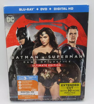 Batman V Superman: Dawn Of Justice - Ultimate Ed. 2-DISC BLU-RAY + Dvd + Digital - £4.55 GBP