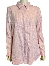 Tyler Böe Women&#39;s Gingham Button Front Dress Pink/White Size 14 - £15.09 GBP