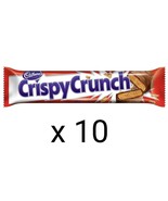 10 x CRISPY CRUNCH Chocolate Candy Bar by Cadbury 48g each Free Shipping - £25.87 GBP