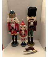 Christmas Ornament Nutcracker Set Of 3 - $378.38 MXN