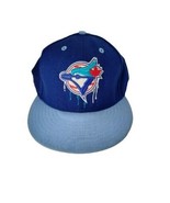 Toronto Blue Jays Hat Baseball Cap Fitted 7 1/2 New Era Blue Vintage MLB... - £11.11 GBP