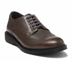 George Brown BILT Shoes Spike Wing Tip Oxford Grey Fits Size 10 New $175 - £49.92 GBP
