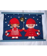 Wall Hanging Bell Pull Jul Xmas Aase &amp; Preben Jangaard Denmark Mid Century - $54.05 CAD