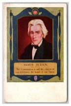 Andrew Jackson Historic American Portrait UNP DB Postcard U7 - $3.51