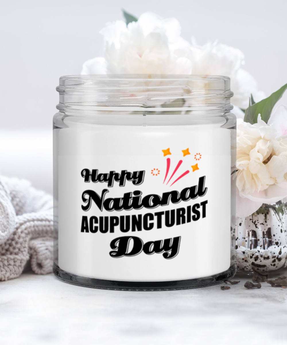 Primary image for Acupuncturist Candle - Happy National Day - Funny 9 oz Hand Poured Candle New 