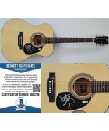 Bret Michaels Poison signed acoustic guitar Something To Believe in Beck... - $989.99