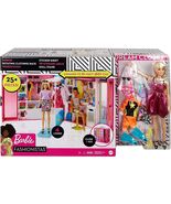 Barbie Dream Closet with Blonde Doll &amp; 25+ Pieces - $1,460.17 MXN