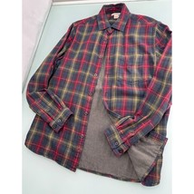 Carbon 2 Cobalt Men Flannel Shirt Button Up Plaid Long Sleeve Small S - £19.73 GBP