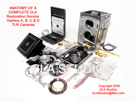 Yashica A, B, C, D, Lm Or 635 Tlr Camera Full Cla Service By Yashica Tech w/6 Mo - £175.02 GBP