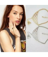 Sexy Women Tassel Slave Bracelet Bangle Finger Ring Harness Hand Chain J... - $322.71 MXN