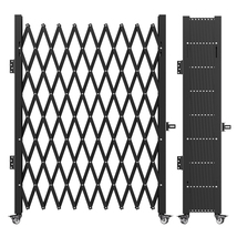 VEVOR Single Folding Security Gate, 89.76'' H x 87.01'' W Folding Door Gate - $134.99