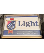 Vintage 1980’s Heileman&#39;s Old Style Light Beer Lighted Bar Sign - $1,749.01 MXN