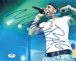 Moneybagg Yo Demario White Jr. signed 8x10 photo PSA/DNA Autographed - £157.31 GBP