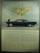 1958 Chrysler Imperial  Ad - Imperials ride is the weightless feel of sailing - $18.49