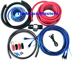 4 Gauge 2000 Watt Amplifier Installation Wiring Kit Car Amp Install Wires Cables - £25.77 GBP