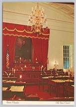 Senate Chamber Old State Capitol Springfield Illinois USA Vintage Postcard - £10.85 GBP