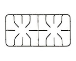 Genuine Range Double Burner Grate  For GE JGAS730EL1WW MGAS724EL1WW OEM - £57.38 GBP