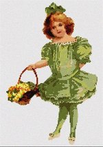 Pepita Alexandra in Green Needlepoint Canvas - £32.23 GBP+