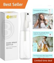10.1 Ounce Continuous Mister Spray Bottle - Ideal for Hair &amp; Beautification - $21.73