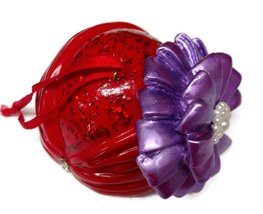 Red Hat Society Hat Ornament 4 inches (B) - £11.99 GBP