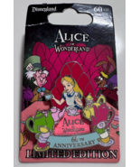 Disney Alice In Wonderland Alice At Tea Party DLR 60th Anniversary LE Pin - $40.69 CAD