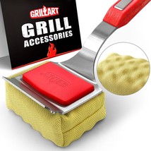 Grill Brush Bristle Free. [Rescue-Upgraded] Bbq Replaceable Cleaning Head, Uniqu - £69.69 GBP
