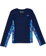 Speedo Girls Girls Rash Guard Top Stars Blue ( XS ) - $60.89 CAD