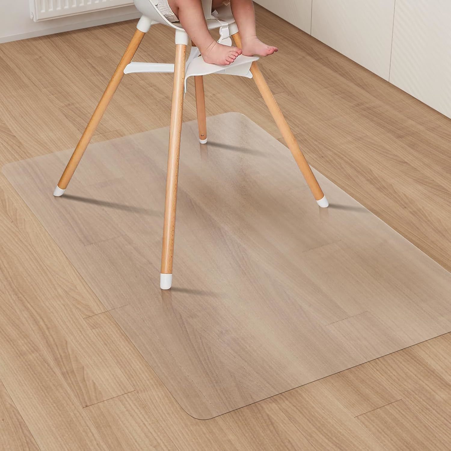 Clear Plastic Area Mat For Under Dining Table, 4&#39;×6&#39; Large No Slip Water... - $64.93