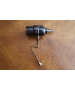 Vintage Light Lamp Pull Chain Bulb Holder Socket Replacement Part Excelsier - $229.93 MXN