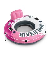 Intex Pink River Run I Sport Lounge Inflatable Water Float 53inch Diameter - £47.17 GBP