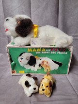 VINTAGE Mama and Pups Happy Dog Family Battery Operated Toy ALPS JAPAN T... - $53.99