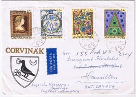 Stamps Hungary Envelope FDC Budapest Corvinak Bibliotheca Corviniana Lib... - £2.31 GBP