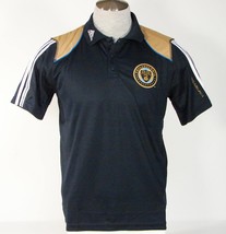 Adidas ClimaCool MLS Philadelphia Union Blue Short Sleeve Polo Shirt Men&#39;s NWT - £39.61 GBP