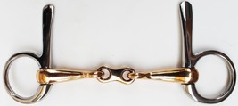 5&quot; Horse Baucher French Link Driving Copper Mouth Snaffle Bit 35435 - $26.99