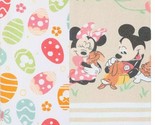 2 Different Cotton Towels(15&quot;x26&quot;) DISNEY,EASTER EGGS &amp; MINNIE &amp; MICKEY ... - $14.84