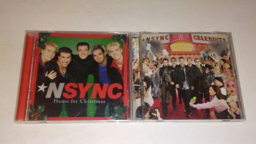 ~VINTAGE~NSYNC Los 2 CD&#39;s Home for Christmas &amp; Celebrity - $86.01