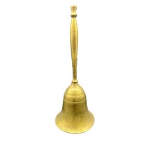 Vintage Brass Hand Bell 8.5&quot; Tall - £11.62 GBP