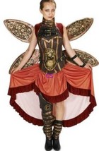 Womens Steampunk 8 Pc Victorian Deluxe 19th Century Halloween Costume-size M - £77.08 GBP