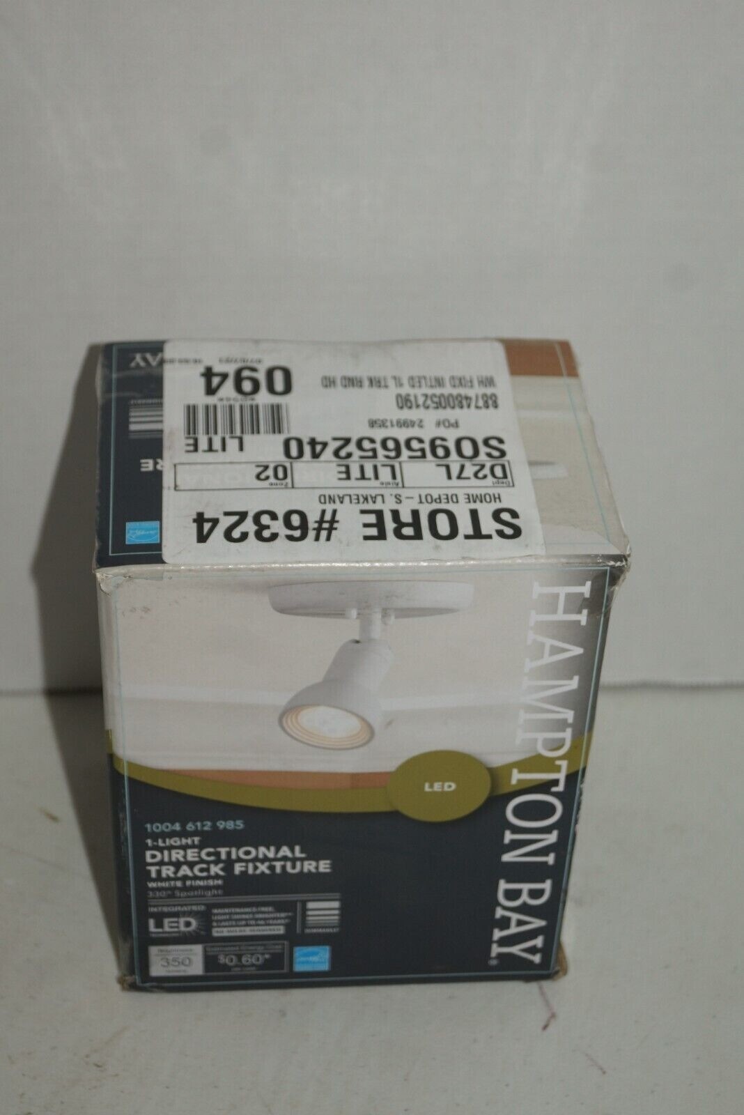 Hampton Bay 1-Light Directional Track Fixture White Finish 1004612985 Item image 3
