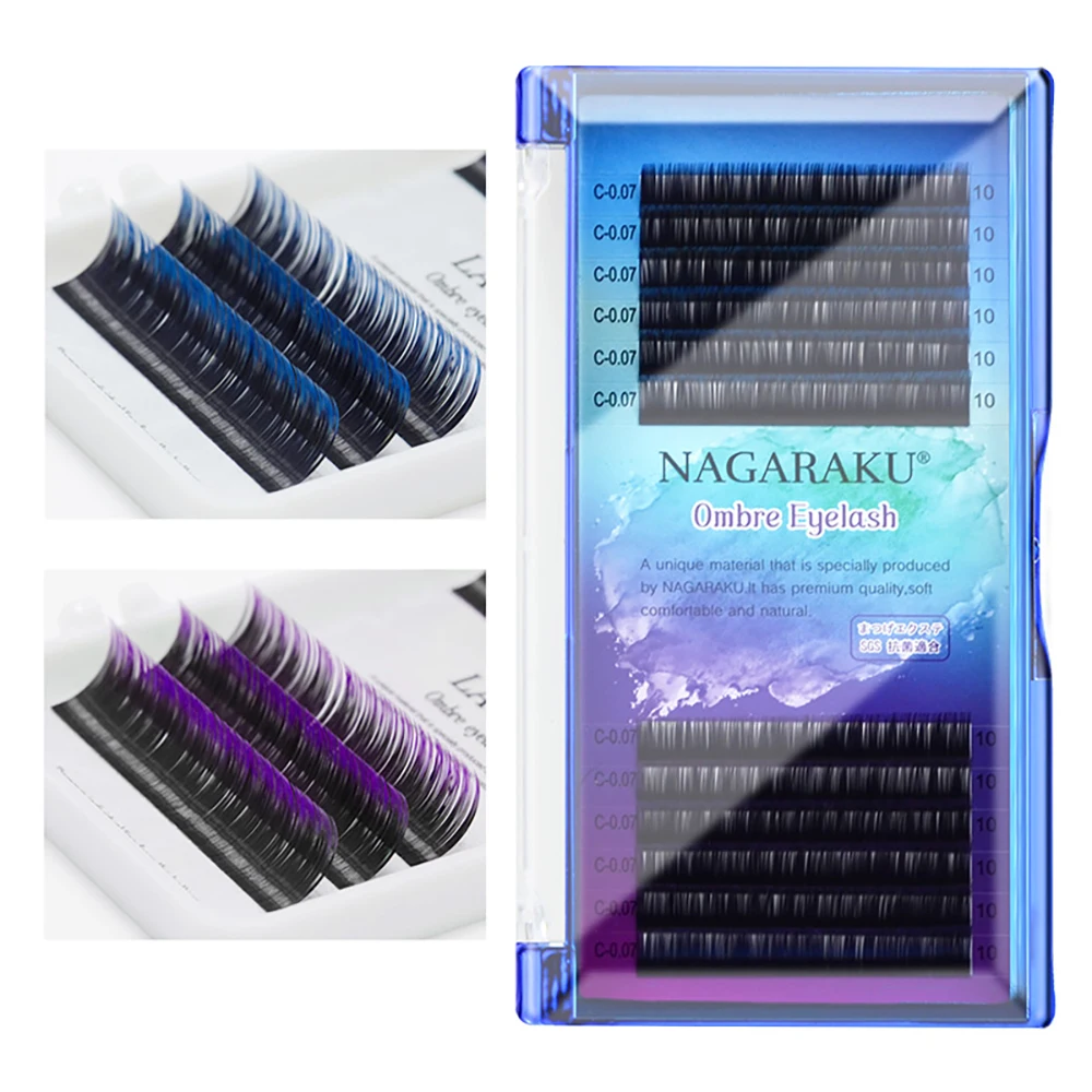 NAGARAKU lash color lash colour lash ombre synthetic mink soft  mink ind... - $29.43