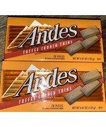 Andes ~ Toffee Crunch Thins Candy 4.67 oz Each,  56 Pieces ~ 03/2026 - $27.45 CAD